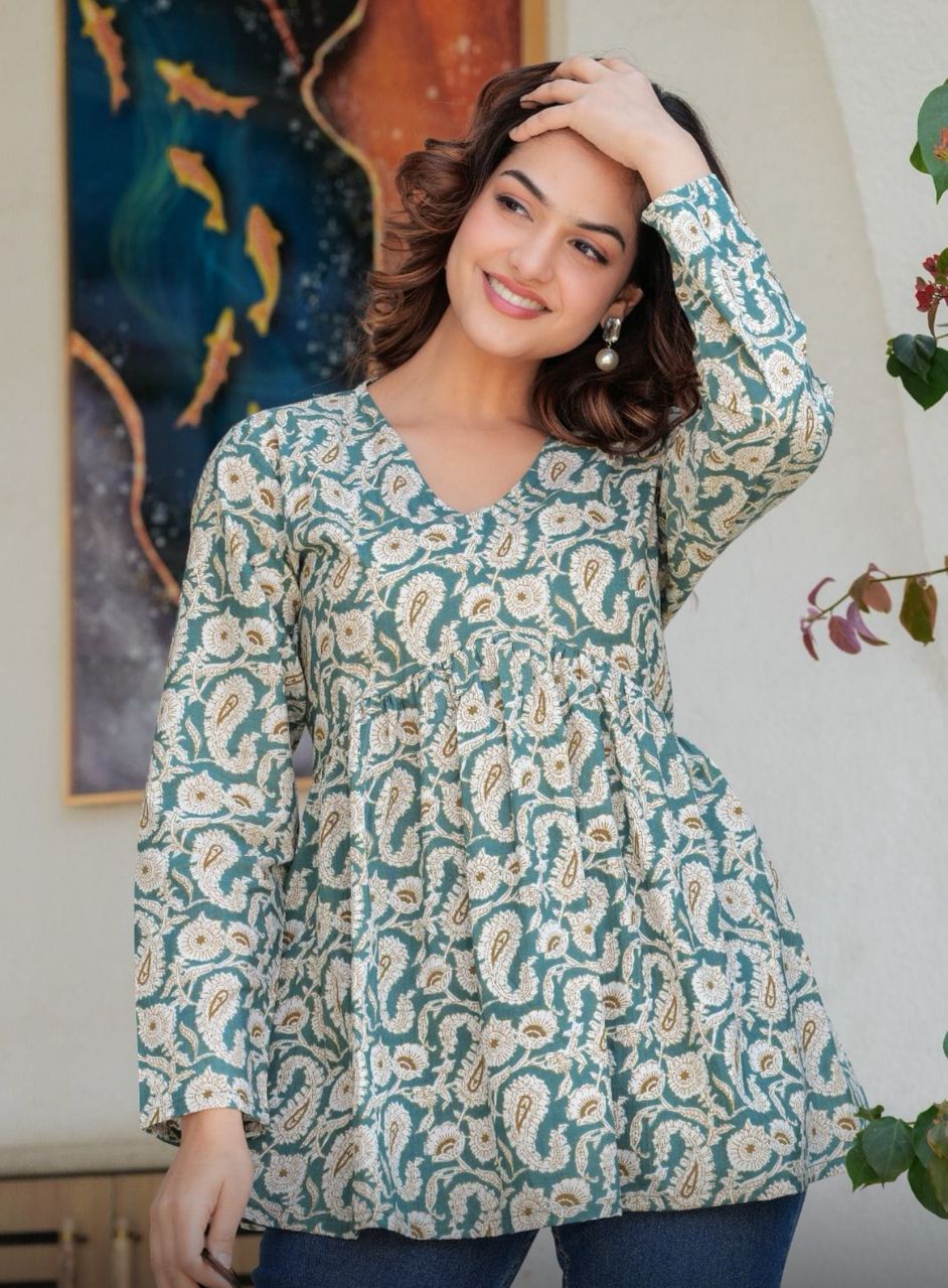 Set Of 3 Full Sleeves Cotton Top